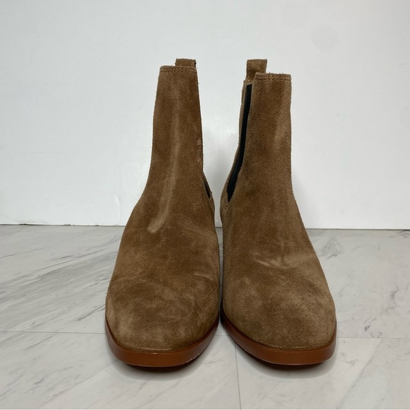 Steve Madden Rhiannon Cognac Suede Chelsea Bootie 10M - Picture 2 of 15